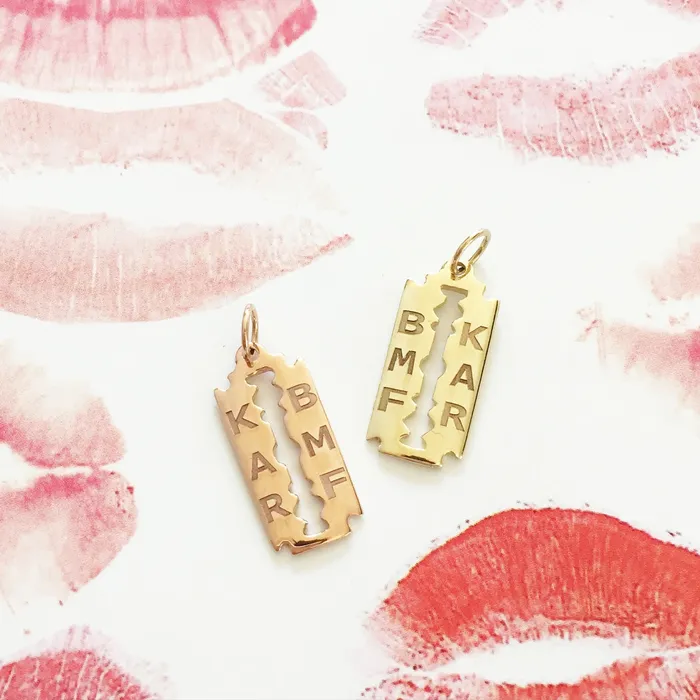 Fox Bond Originals Necklaces The FB Blood Sisters Razor Necklace