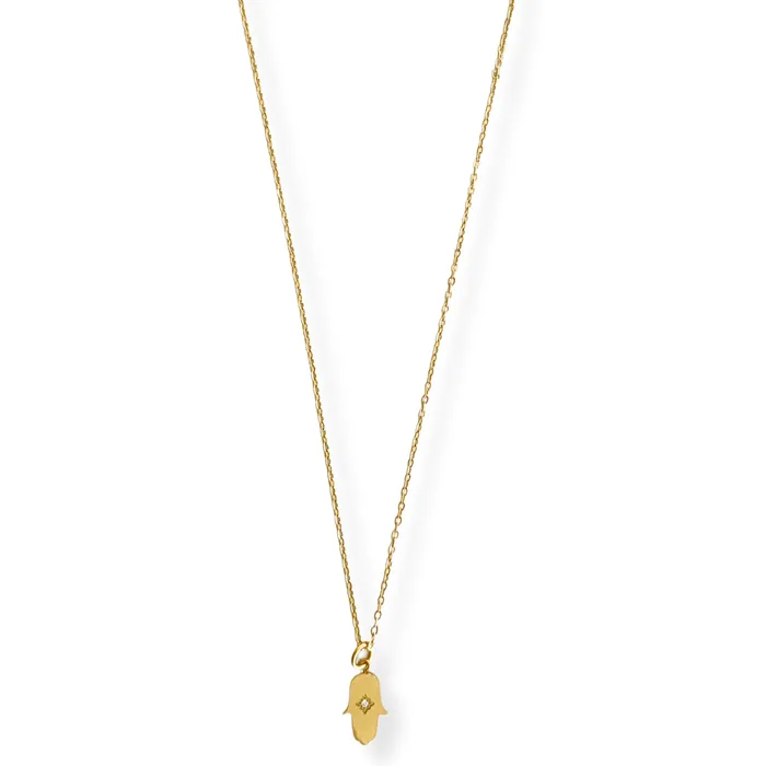Hamsa Pendant Necklace Ellie Vail Necklaces