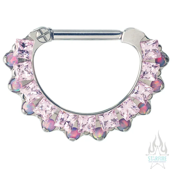 Industrial Strength IS Necklaces Aphrodite Clicker 35 with Faceted Gems Opals 516 post longer Industrial Strength IS Necklaces Aphrodite Clicker 35 with Faceted Gems Opals 516 post longer