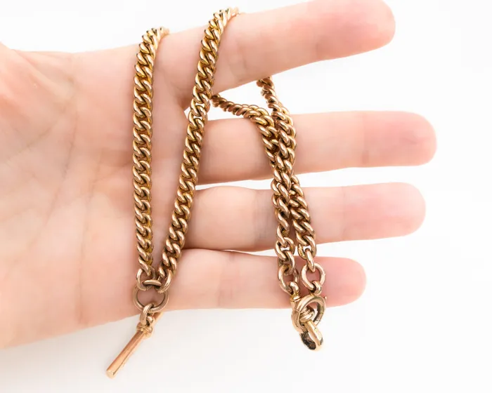 Isadoras LD Victorian Heavy Curb Link Watch ChainNecklace Necklaces