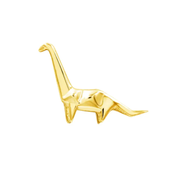 Junipurr Jewelry Earrings threadless Paperasaurus End in Gold