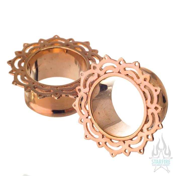 Lace Lotus Eyelets Tawapa Earrings