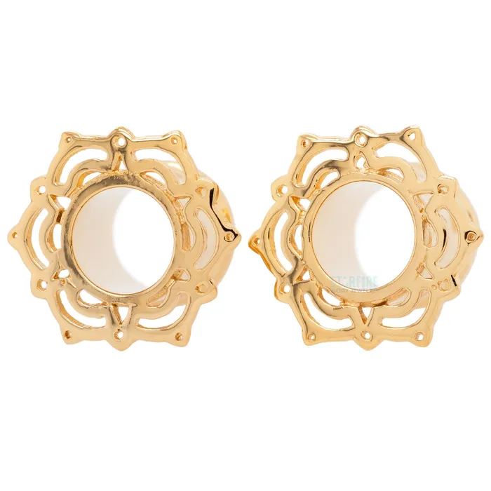 Lace Lotus Eyelets Tawapa Earrings