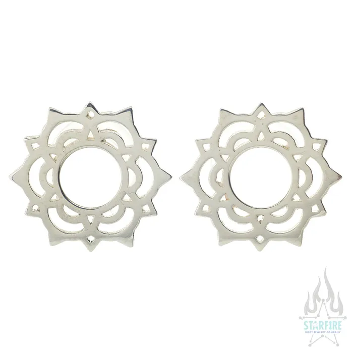 Lace Lotus Eyelets Tawapa Earrings