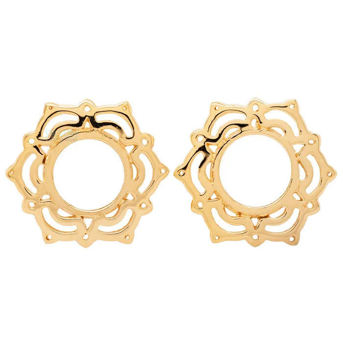 Lace Lotus Eyelets Tawapa Earrings