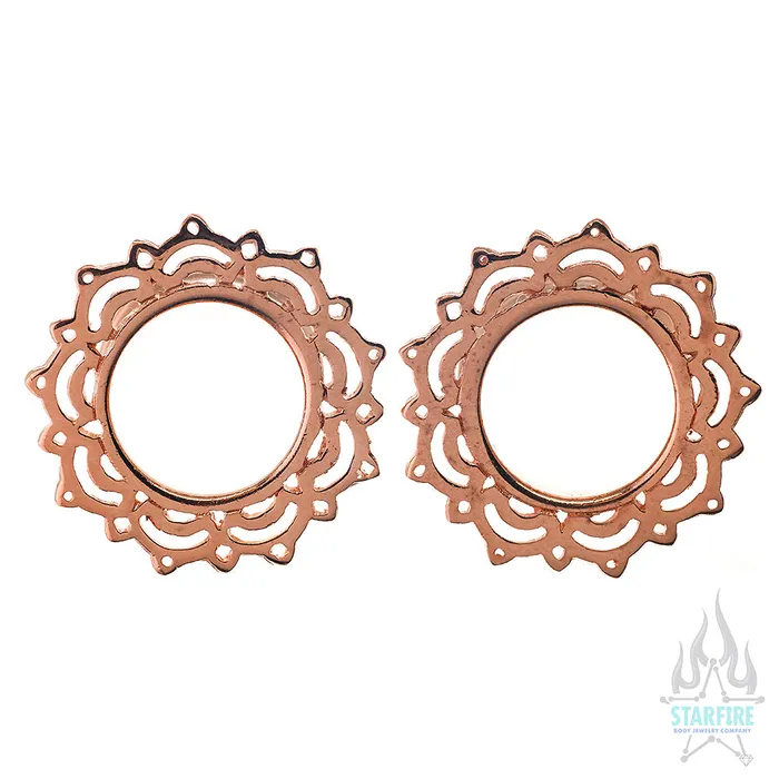 Lace Lotus Eyelets Tawapa Earrings