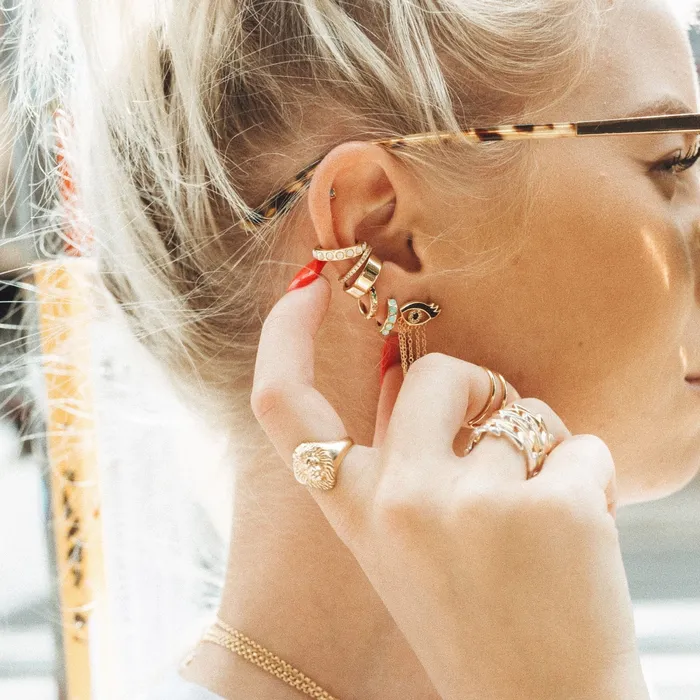 Lion Head Signet Ring Lily Charmed Rings