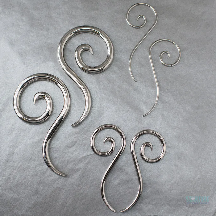 Little Seven Finery Earrings Nine Spirals