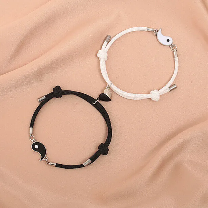 Magnetic Yin and Yang Bracelet worldnetgifts Bracelets
