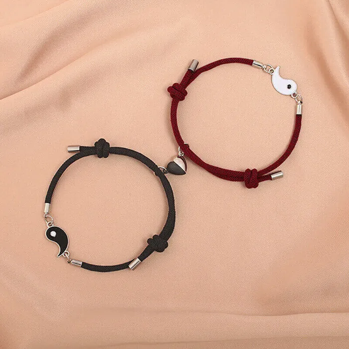 Magnetic Yin and Yang Bracelet worldnetgifts Bracelets