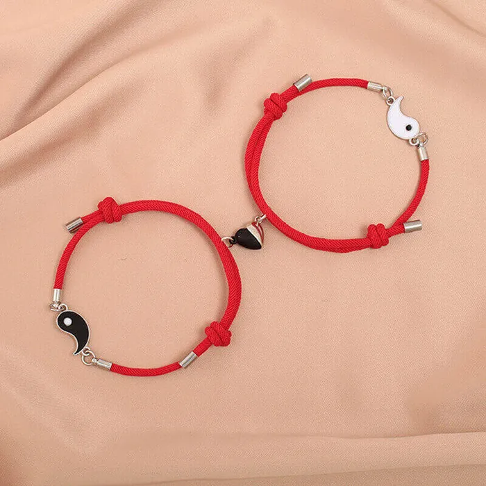 Magnetic Yin and Yang Bracelet worldnetgifts Bracelets