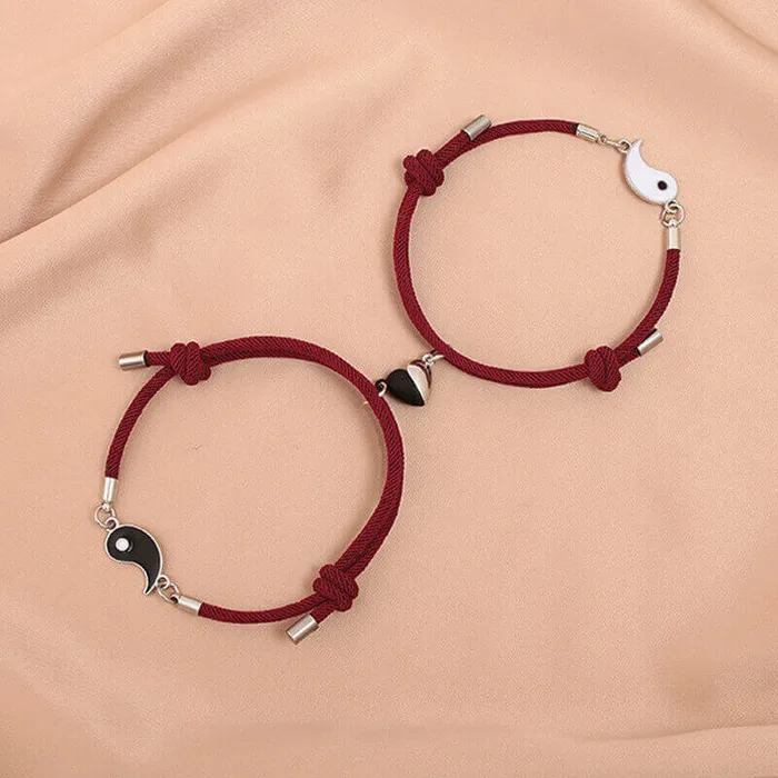Magnetic Yin and Yang Bracelet worldnetgifts Bracelets