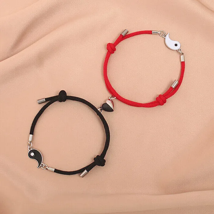 Magnetic Yin and Yang Bracelet worldnetgifts Bracelets