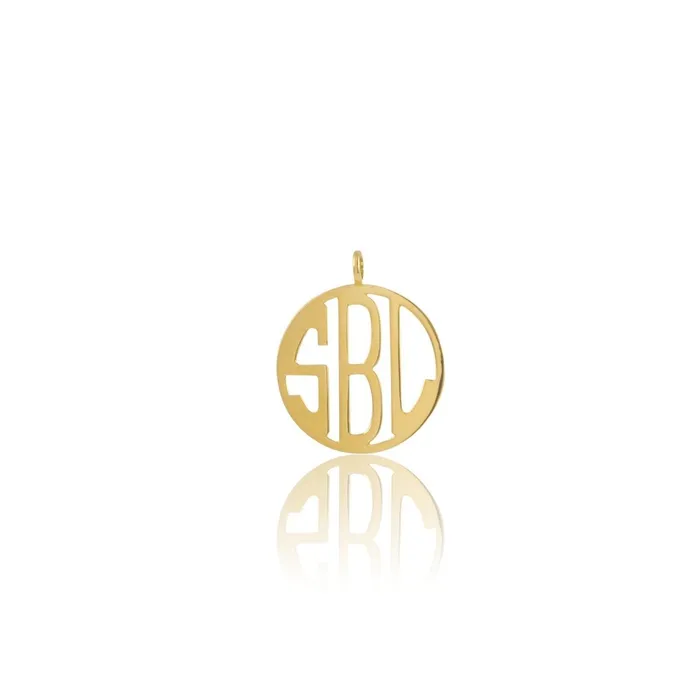 Necklaces Alexis Jae 3 Initial Monogram Pendant