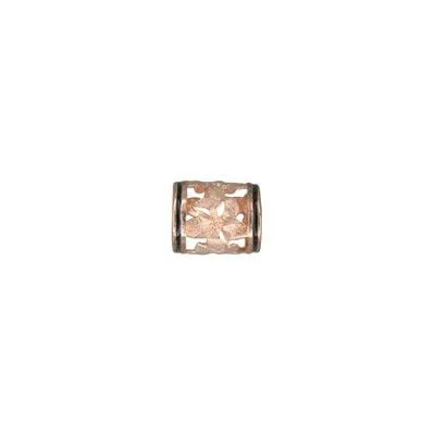 Necklaces Rosa Marianas 14KT Solid Rose Gold Pika Sanded Plumeria Lucky Barrel Pendant with Black Border Necklaces Rosa Marianas 14KT Solid Rose Gold Pika Sanded Plumeria Lucky Barrel Pendant with Black Border