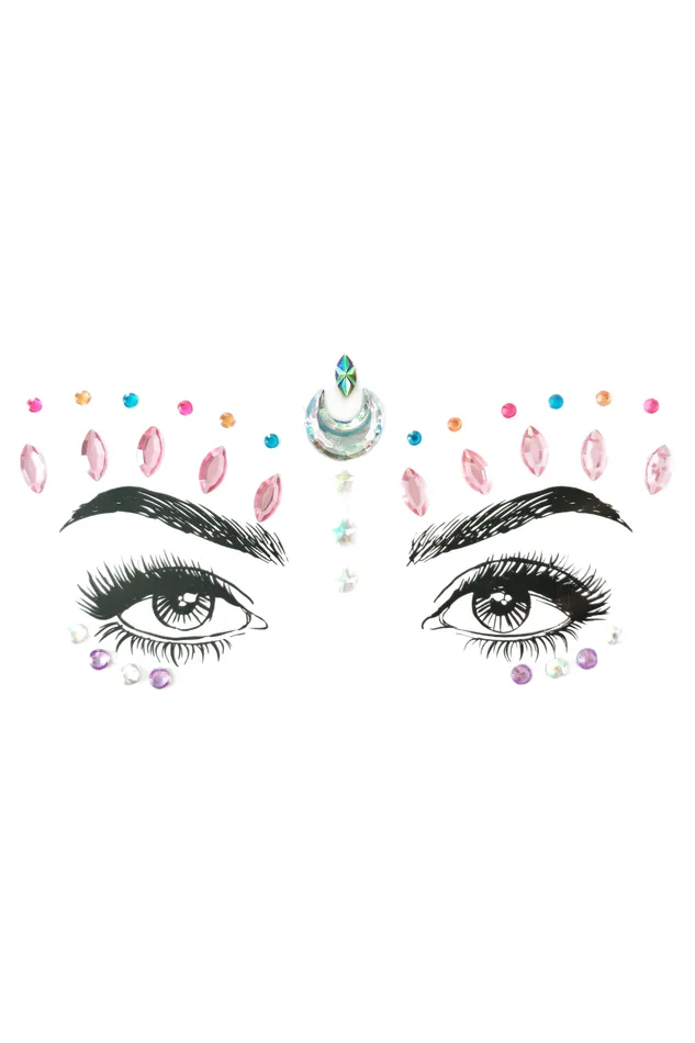 Necklaces THE LUMi SHOP Moon Dust Rhinestone Crystal Face Jewels