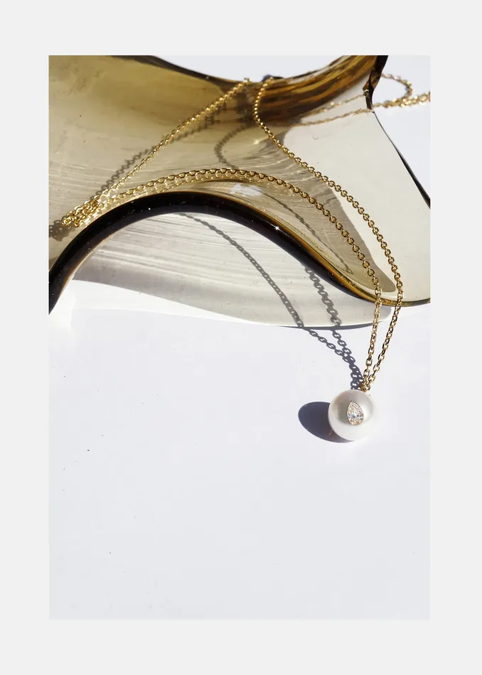 Pearl Oasis Necklace KATKIMfinejewelry Necklaces