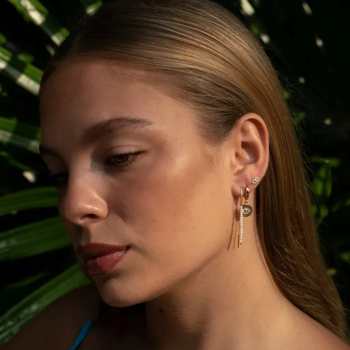 Pearl Threader Earrings Scream Pretty Earrings