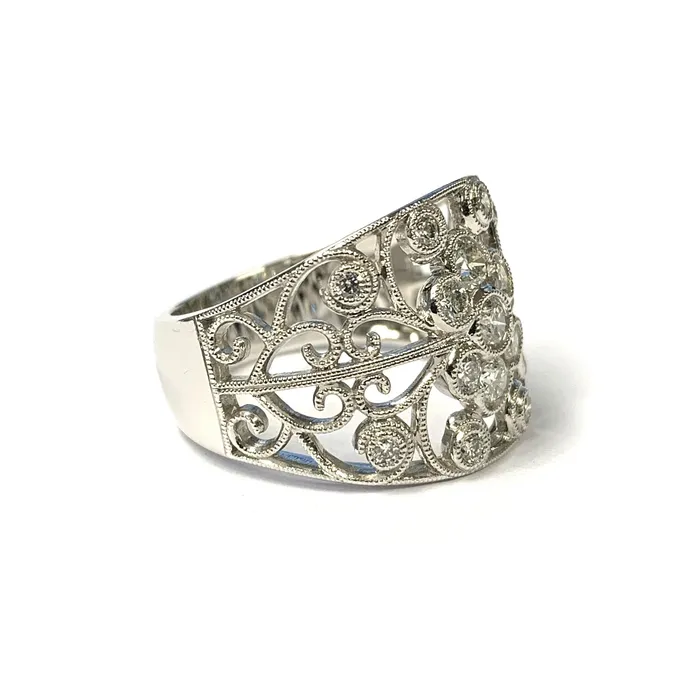 Rings Donald Haack Diamonds Diamond Byzantine Fashion Band Rings Donald Haack Diamonds Diamond Byzantine Fashion Band