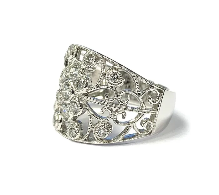 Rings Donald Haack Diamonds Diamond Byzantine Fashion Band Rings Donald Haack Diamonds Diamond Byzantine Fashion Band