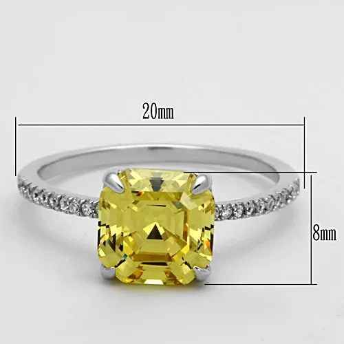 Rings Green CJ175 Wholesale Womens 925 Sterling Silver Rhodium Cubic Topaz Square Ring Rings Green CJ175 Wholesale Womens 925 Sterling Silver Rhodium Cubic Topaz Square Ring