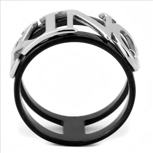 Rings Green CJE3583 Wholesale Stainless Steel TwoTone IP Black King Ring Rings Green CJE3583 Wholesale Stainless Steel TwoTone IP Black King Ring