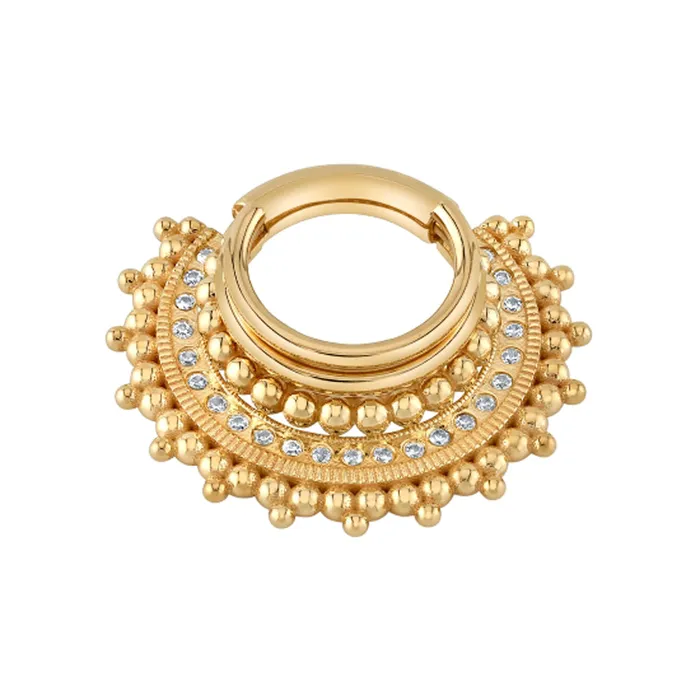 Rings Jessica Hinge Ring in Gold with DIAMONDS Body Vision BVLA