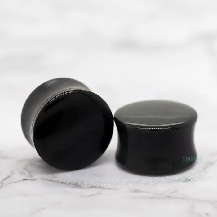 Rings Oracle Body Jewelry Stone Plugs Rainbow Obsidian