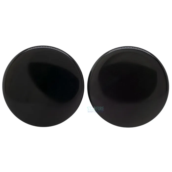 Rings Oracle Body Jewelry Stone Plugs Rainbow Obsidian