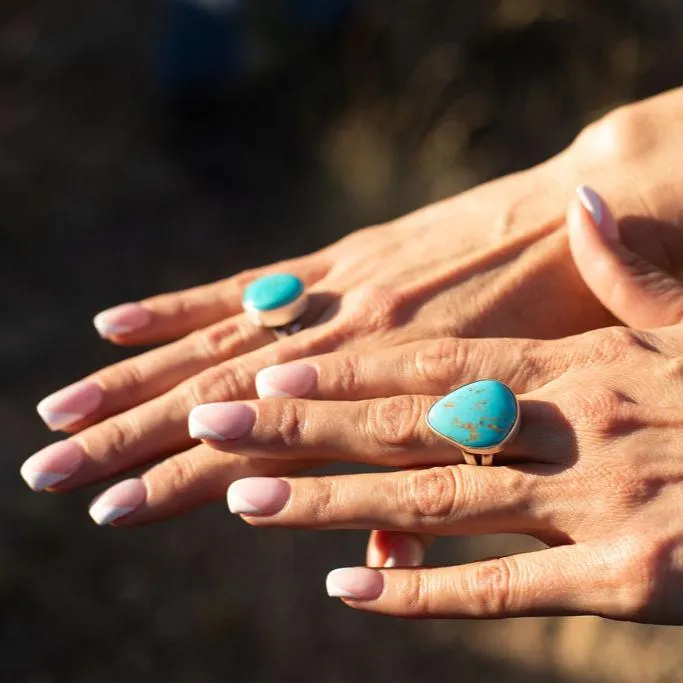 Rings Radiante Mystery Turquoise Ring Turquoise Skies
