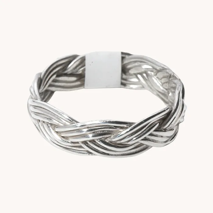 Rings TSkies Jewelry Braided Sterling Silver Rings