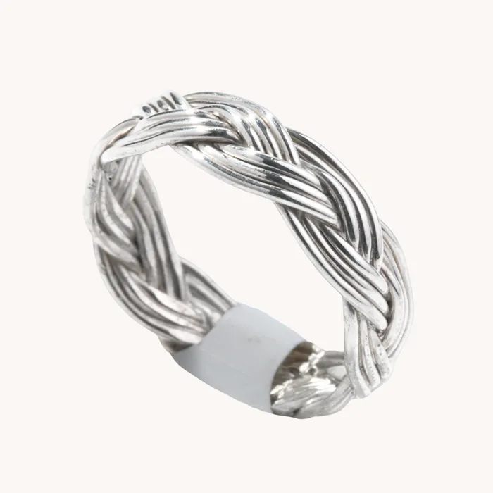 Rings TSkies Jewelry Braided Sterling Silver Rings