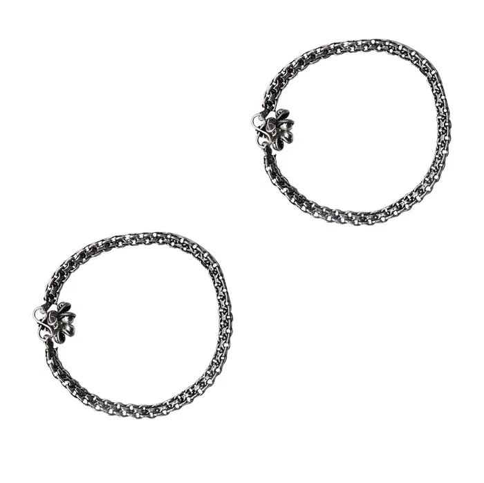 Rings Teejh Nalika Set Of Anklet and Toe Ring Teejh Rings Teejh Nalika Set Of Anklet and Toe Ring Teejh