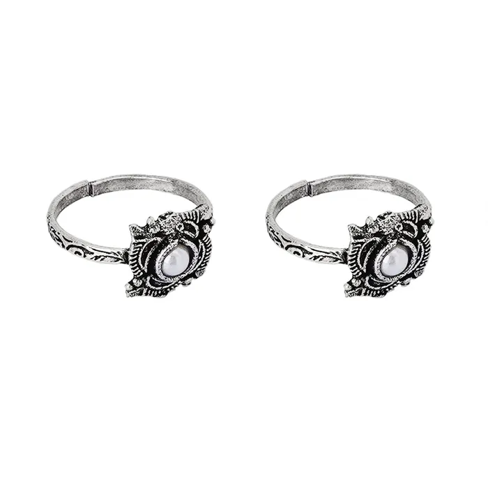 Rings Teejh Nalika Set Of Anklet and Toe Ring Teejh Rings Teejh Nalika Set Of Anklet and Toe Ring Teejh