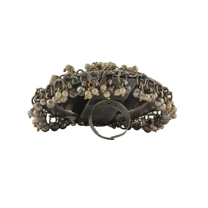 Rings Teejh Teejh Aajita Silver Oxidised Ring Rings Teejh Teejh Aajita Silver Oxidised Ring