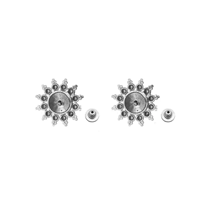 Rings Teejh Teejh Poompuhar Oxidised Silver Jewellery Gift Set