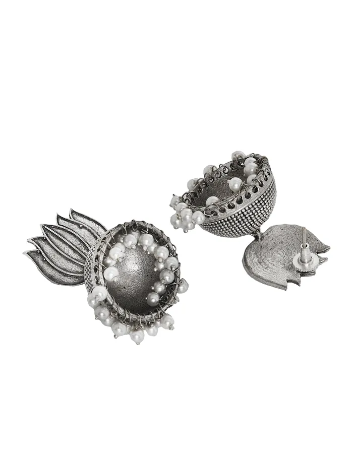 Rings Teejh Teejh Rakha Silver Oxidised Jewelry Gift Set Rings Teejh Teejh Rakha Silver Oxidised Jewelry Gift Set