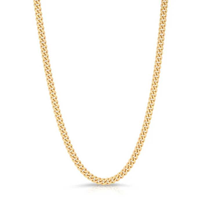 Saints Gold Co Necklaces 24MM Baby Curb Chain