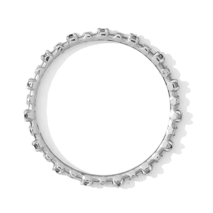Simple Dots Faceted Ring in Gold with Gemstones Tawapa Rings