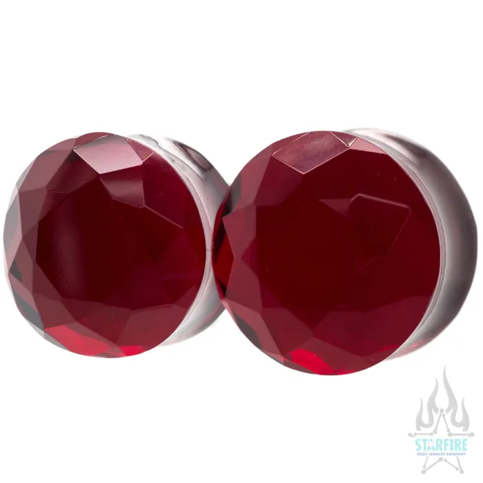 Tawapa Rings Faceted Stone Plugs