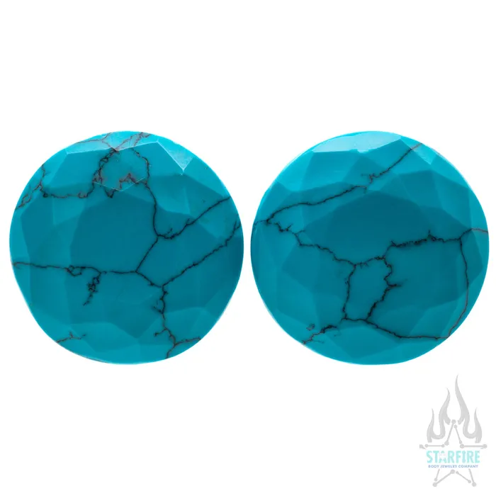 Tawapa Rings Faceted Stone Plugs