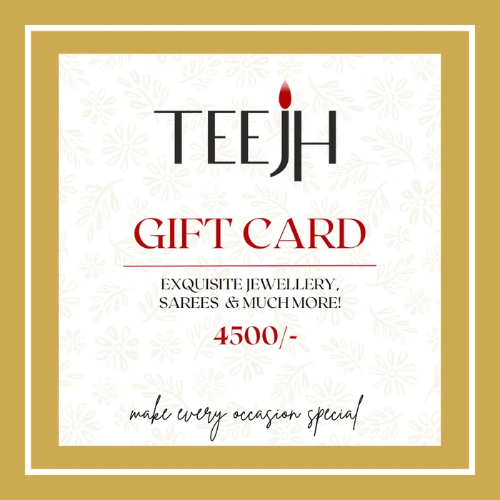 Teejh Necklaces Teejh Gift Card Teejh Necklaces Teejh Gift Card