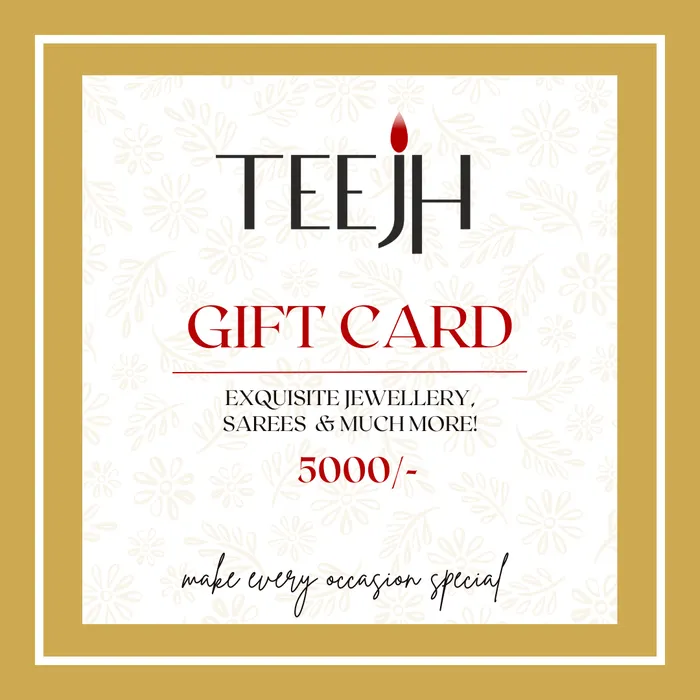 Teejh Necklaces Teejh Gift Card Teejh Necklaces Teejh Gift Card