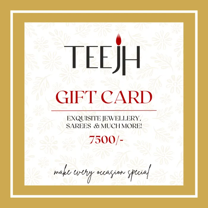 Teejh Necklaces Teejh Gift Card Teejh Necklaces Teejh Gift Card