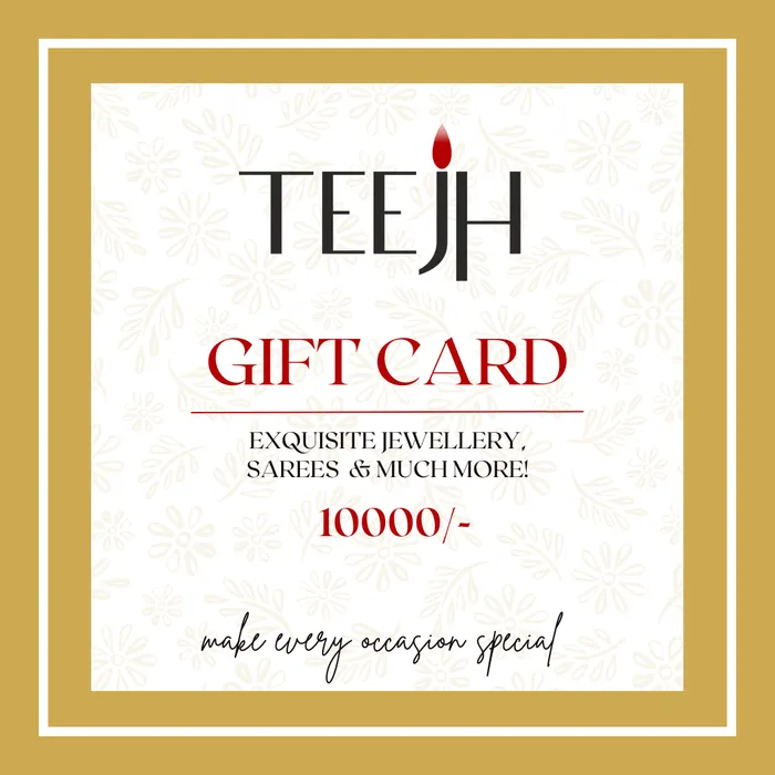 Teejh Necklaces Teejh Gift Card Teejh Necklaces Teejh Gift Card