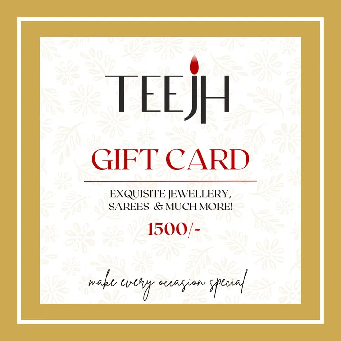 Teejh Necklaces Teejh Gift Card Teejh Necklaces Teejh Gift Card