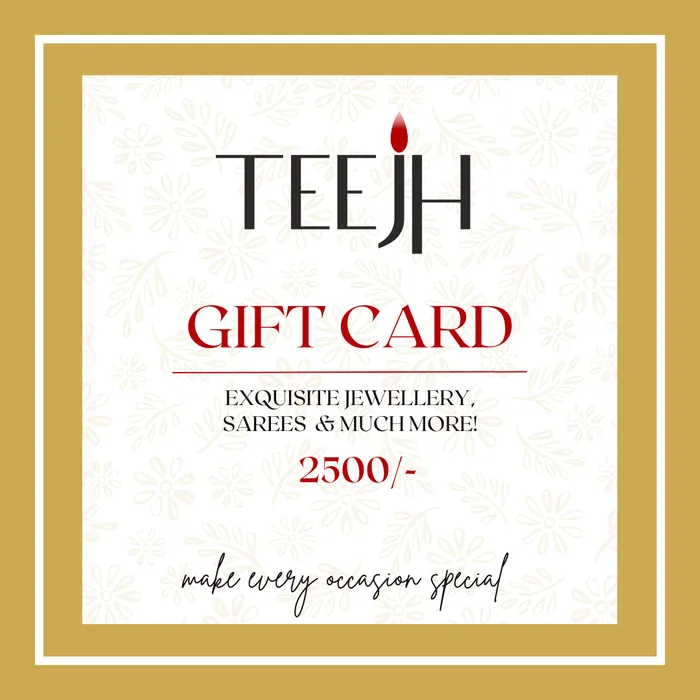 Teejh Necklaces Teejh Gift Card Teejh Necklaces Teejh Gift Card