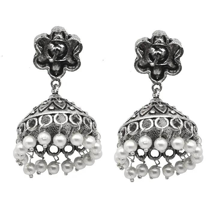 Teejh Necklaces Teejh Shachi Floral Metallic Necklace Set Teejh Necklaces Teejh Shachi Floral Metallic Necklace Set