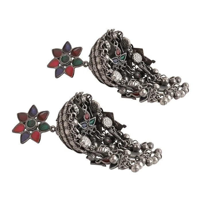 Teejh Rings Teejh Kaveripattinam Oxidised Silver Jewellery Gift Set