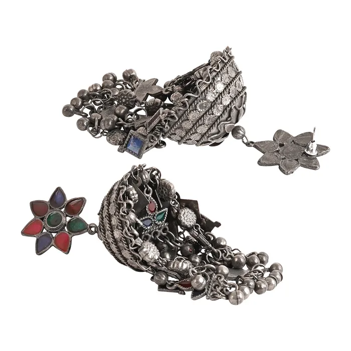 Teejh Rings Teejh Kaveripattinam Oxidised Silver Jewellery Gift Set